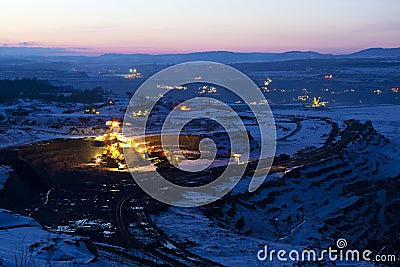 Coal mining Stock Photo