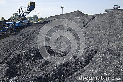 Coal mining Stock Photo