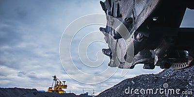 Coal mining industry Stock Photo