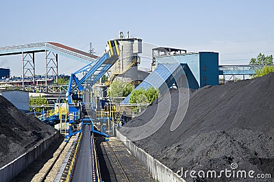 Coal mining Stock Photo