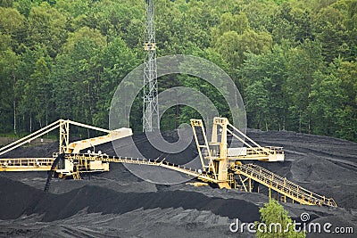 Coal mining Stock Photo