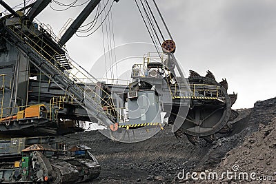 Coal mining Stock Photo