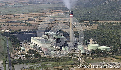 Coal power plant Editorial Stock Photo