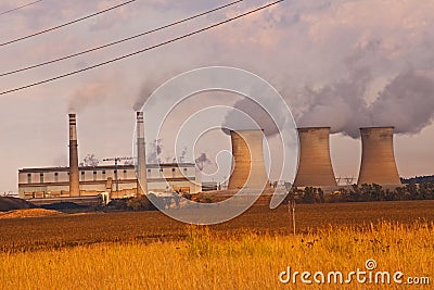 Coal Power Station 3227 Stock Photo