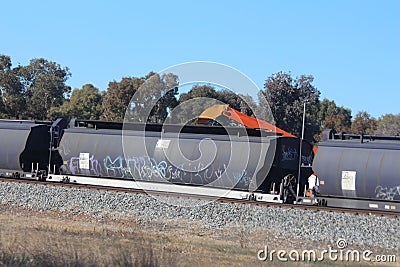 Coal Train Editorial Stock Photo