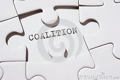 Coalition concept view Stock Photo