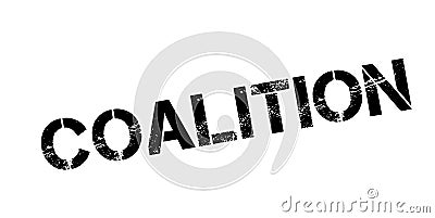 Coalition rubber stamp Vector Illustration