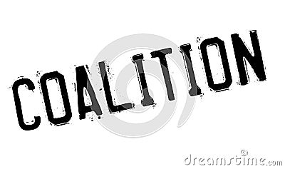 Coalition rubber stamp Vector Illustration