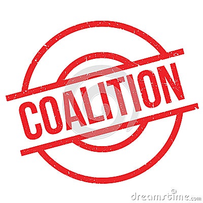 Coalition rubber stamp Vector Illustration