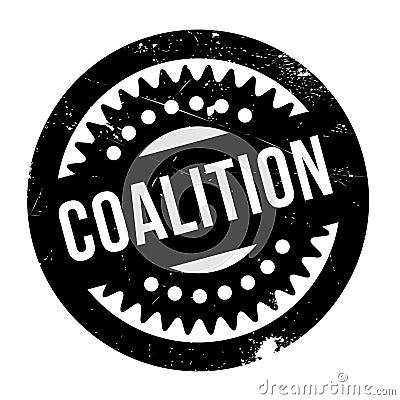 Coalition rubber stamp Vector Illustration