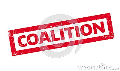 Coalition rubber stamp Vector Illustration