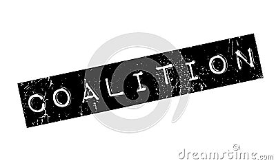 Coalition rubber stamp Vector Illustration