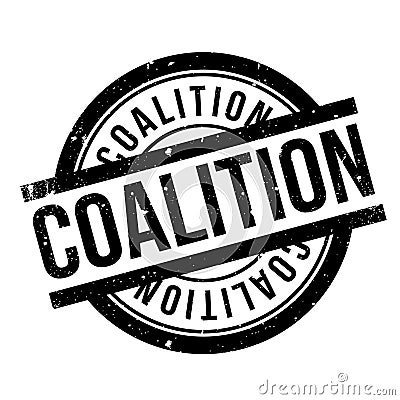Coalition rubber stamp Vector Illustration