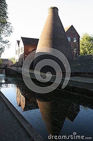 Coalport China Pottery Kiln Stock Photo