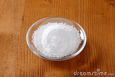 Coarse grained edible salt Stock Photo