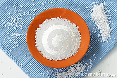 Coarse grained salt Stock Photo