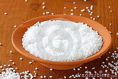 Coarse grained salt Stock Photo