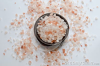 Coarse Himalayan Sea Salt Stock Photo