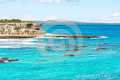 Coast of Antigua Stock Photo