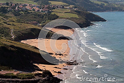 Coast in Asturias Stock Photo