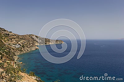 The coast capital Heraklion Crete Stock Photo