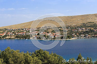 The coast of Dalmatia in autumn Editorial Stock Photo