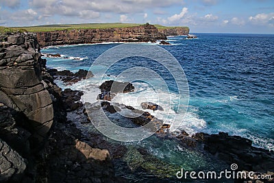 Coast of Espanola Island, Galapagos National park, Ecuador. Stock Photo