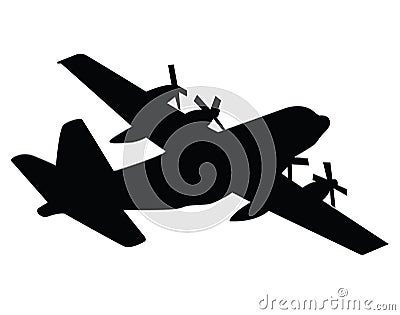 Coast Guard C130 Stock Photo