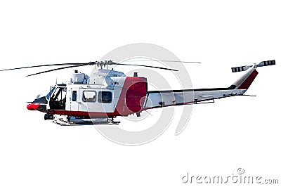 Coast guard helicopter Stock Photo