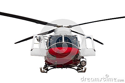 Coast guard helicopter Stock Photo