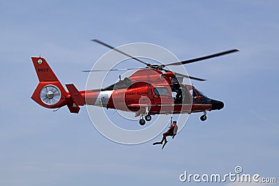 Coast Guard Rescue Editorial Stock Photo