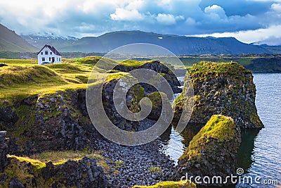 The coast of Iceland Stock Photo