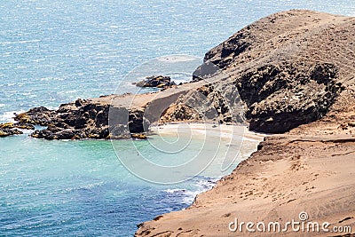 Coast of La Guajira peninsula Stock Photo