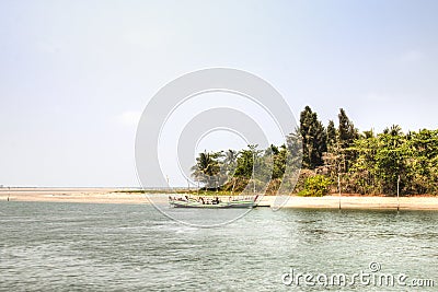 Coast near Ngwe Saung, Myanmar Stock Photo