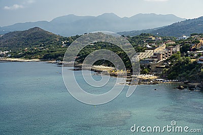 The coast at Palinuro, Southern Italy Stock Photo