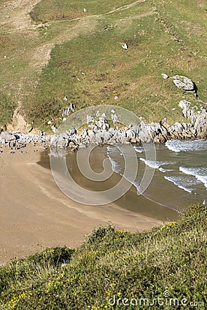 The coast of Sonabia Stock Photo