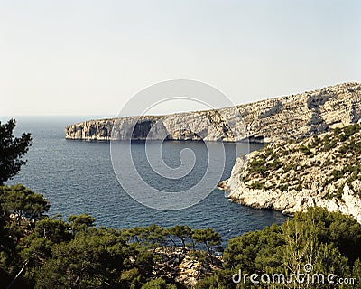 The coast of South France Stock Photo