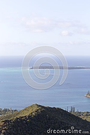 The coast view from ile des pins Stock Photo