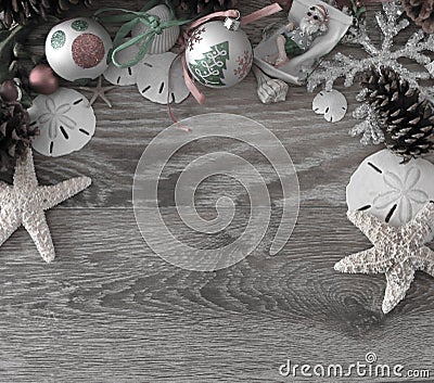 Coastal Christmas Stock Photo