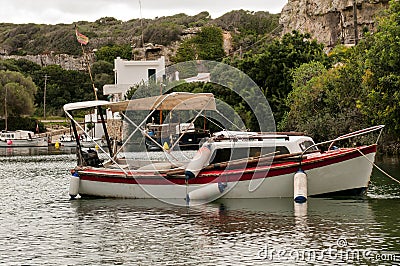 Coastal landscape of Menorca - Balearic Islands - Spain. Stock Photo