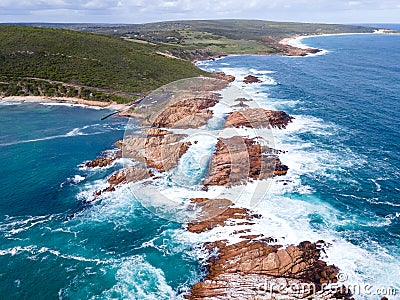 Coastal Rock Formation Stock Photo