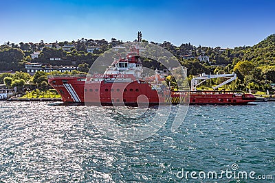 Coastal safety boat Nene Hatun Editorial Stock Photo