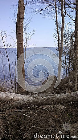 Coastal serenity on the Neuse Stock Photo