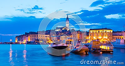 Coastal town of Rovinj, Istria, Croatia. Stock Photo