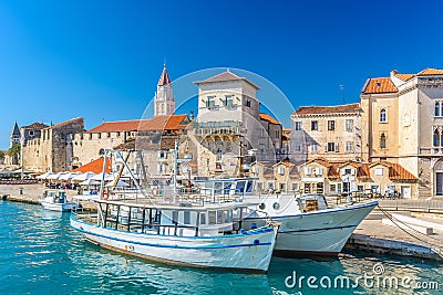 Coastal town Trogir in Croatia. Stock Photo