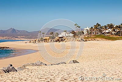 Coastline and Beach in Cabo Stock Photo