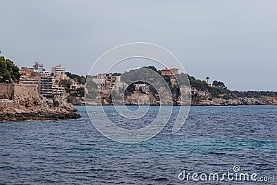 Coastline in Palma de Mallorca Editorial Stock Photo
