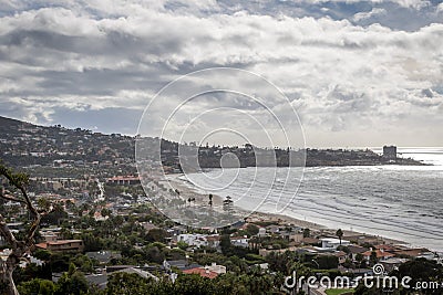 Coastline City in Southern California Editorial Stock Photo