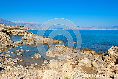 Coastline. Crete, Greece Stock Photo