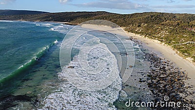 Coastline Dronescape Stock Photo